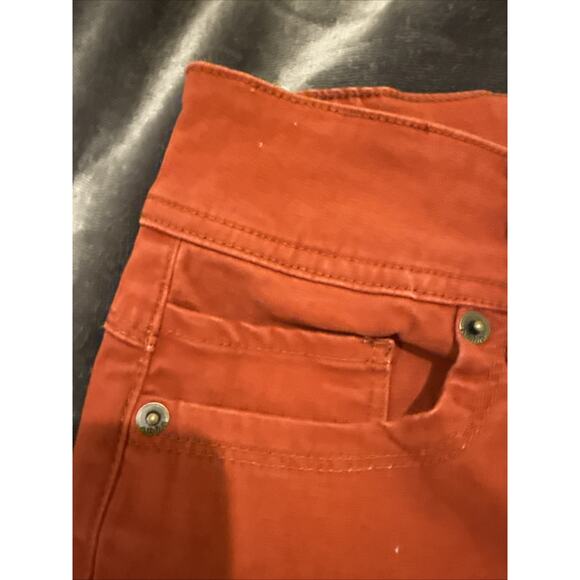 NOBO Womens Juniors Mid Rise Skinny Jeans Size 3 Rusty Orange 5 Pockets - Picture 5 of 12